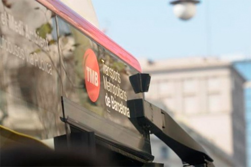 Un autobús de TMB Un autobús de TMB