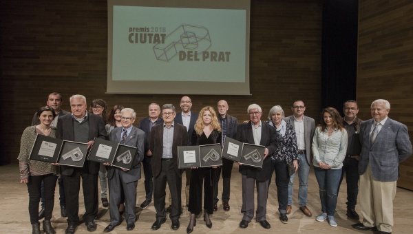 Premiats a la X edició dels Premis Ciutat del Prat: Laura Ferrés, Alfred García, Jordi Rull i Mossèn Lluís Portabella entre els guardonats
