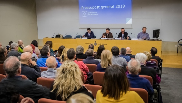 Presentació a les entitats de les línies generals del Pressupost Municipal del Prat 2019