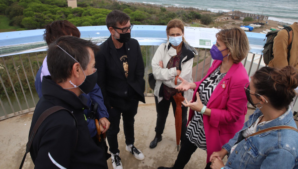 Visita Alba Vergés a la Ricarda 1