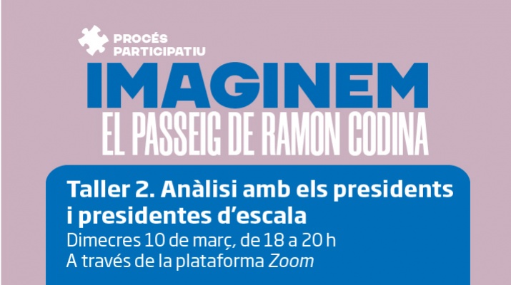 Taller 2 procés participatiu passeig Ramón Codina
