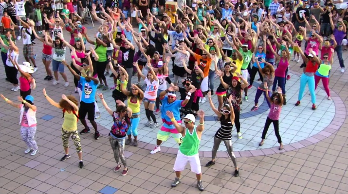 Zumba Flashmob Ball