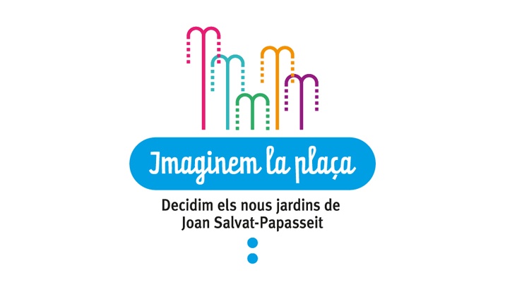 Cartell de la campanya Imaginem la plaça Joan Salvat Papaseit