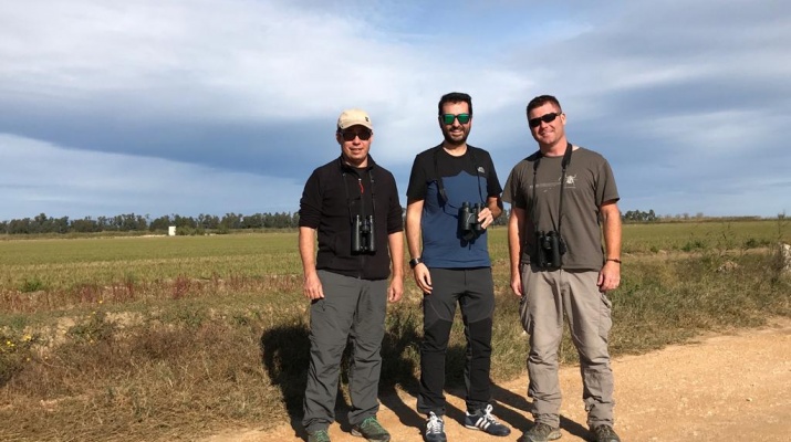 Ferran López, José Luis Copete i José  David Múñoz