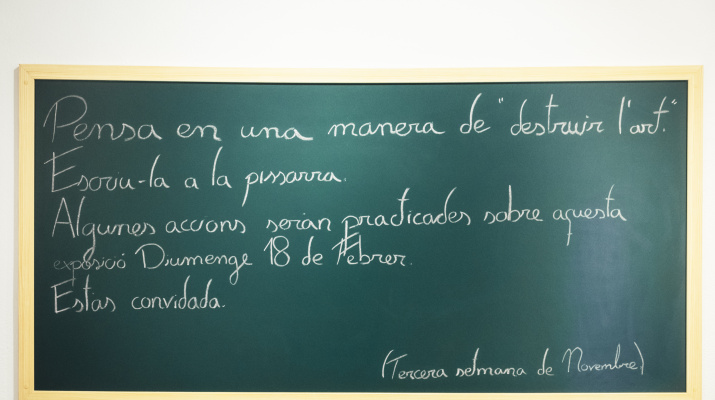 Imatge de la primera acció proposada per l
