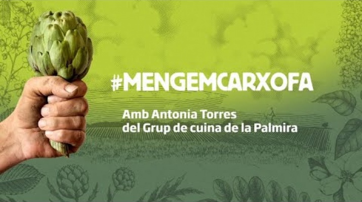 #CuinemCarxofa amb Antonia Torres del Grup de cuina de La Palmira. Recepta: Carxofes arrebossades