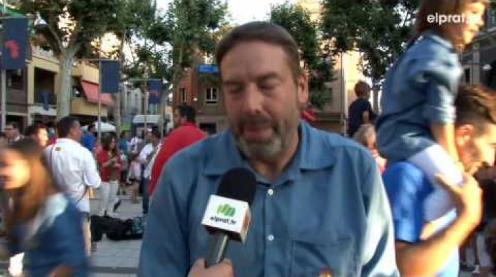 Els Castellers del Prat celebren la seva segona diada a la Plaça de la Vila