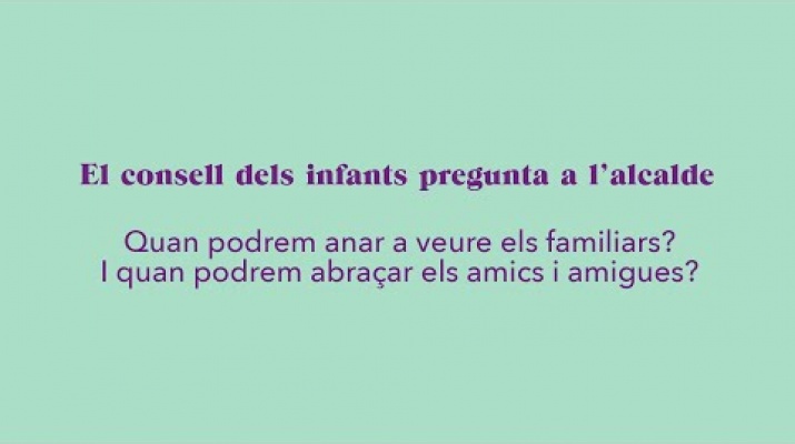 L'Emma pregunta: quan podrem anar a veure i abraçar els familiars, amics i amigues?