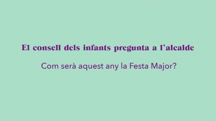 L'Edith pregunta: com serà aquest any la Festa Major?