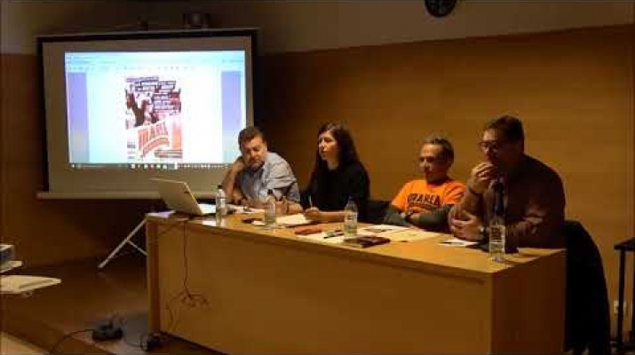 2º Acto Marea Pensionista Prat de23-11-17 ntervencion Elena Idoate-Seminari  "Taifa"