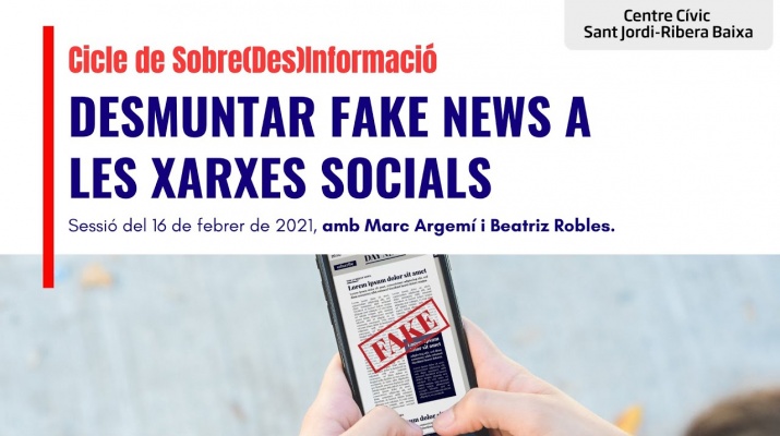 'Desmuntar fake news a les xarxes socials' amb Beatriz Robles i Marc Argemí