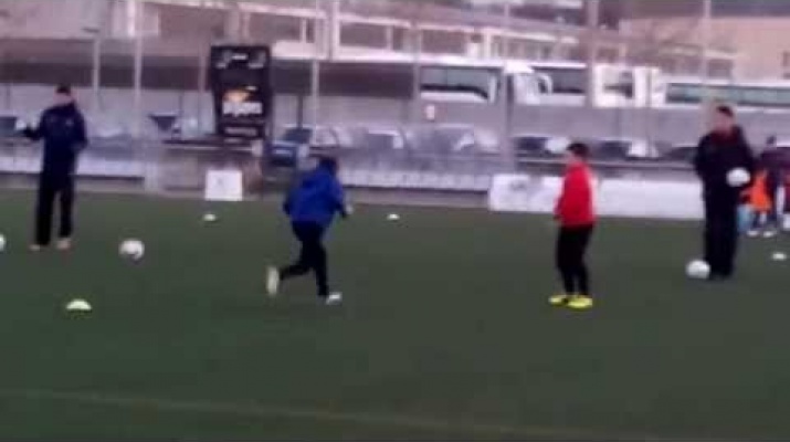 Entrenament un contra un amb Joan Cañadas