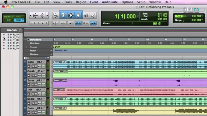 Edició amb ProTools
