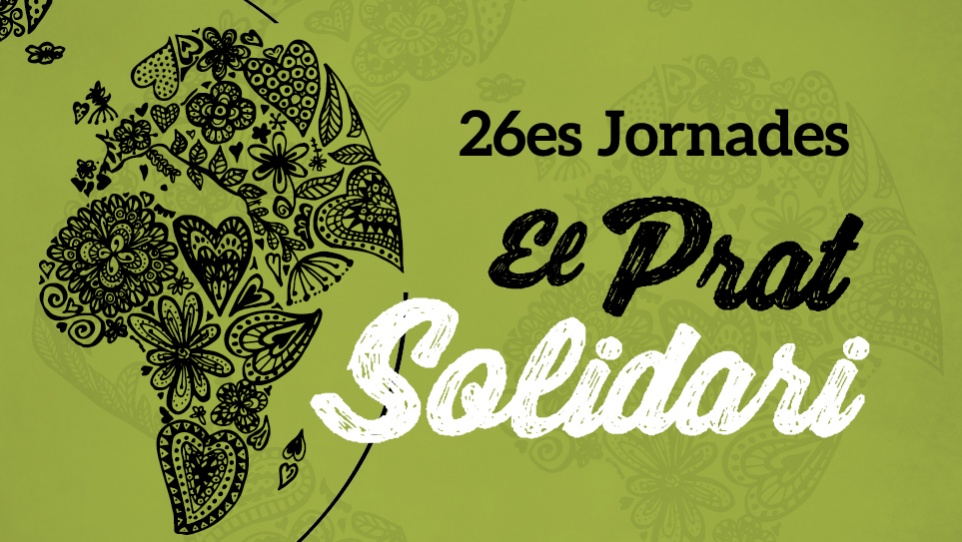 Imatge gràfica de la campanya "26es Jornades El Prat Solidari, 2019"