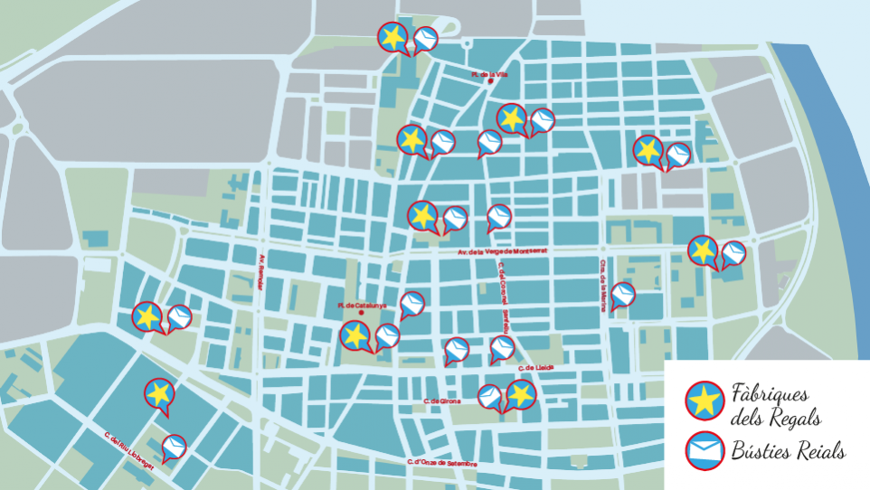 mapa busties i fabriques