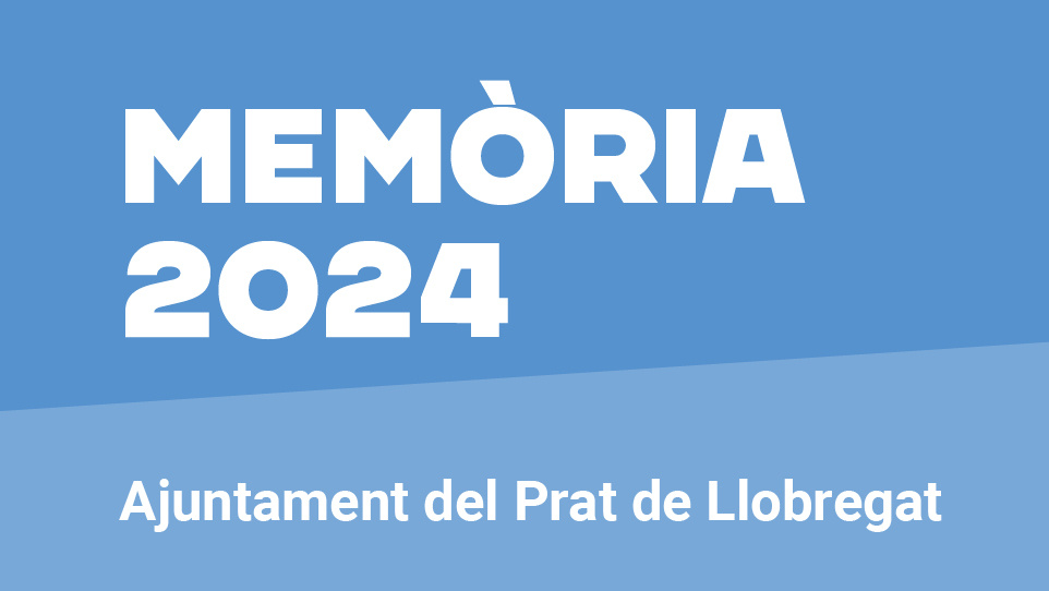 Imatge gràfica de la memòria municipal 2024