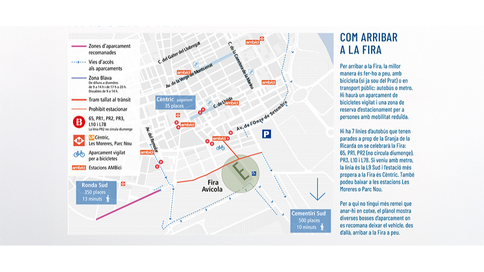 Com arribar a la Fira Avícola