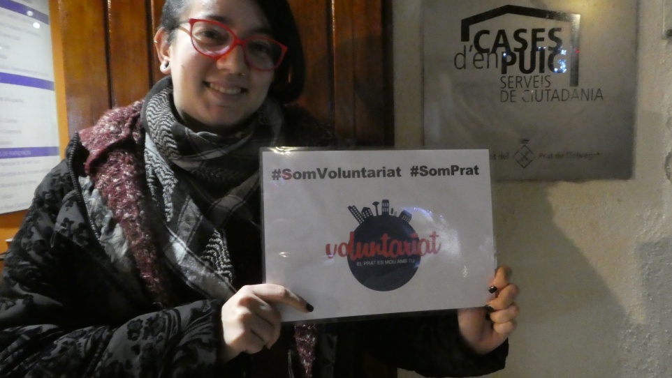 Valle Alcaide, voluntària en primera persona del Prat, 2017