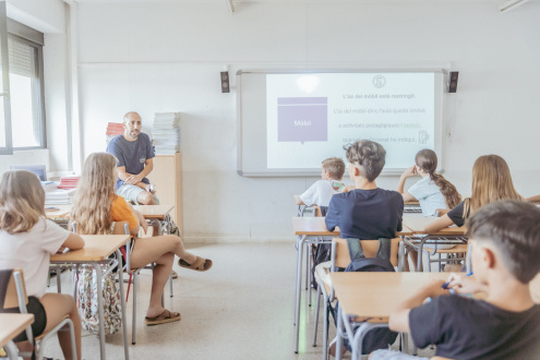 Inici del curs a l'Institut Ribera Baixa del Prat (curs 2022-23)