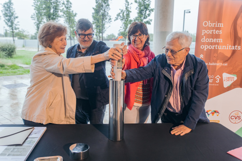 Col·locació primera pedra promoció Eixample Sud