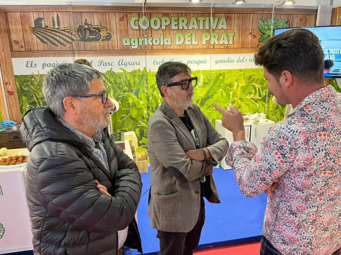 Visita institucional a l'estand de la Cooperativa Agrícola del Prat al Fòrum Gastronòmic 2022_2