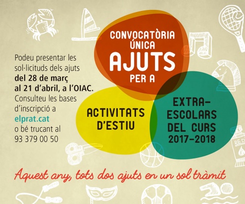 Ajuts activitats d'estiu i extraescolars