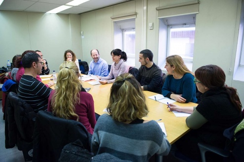 Reunió preparatòria de l'Escola d'Estiu de Serveis Socials.