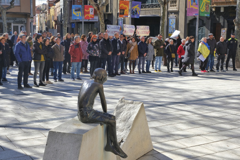 L'Ajuntament del Prat fa cinc minuts de silenci per la pau a Ucraïna