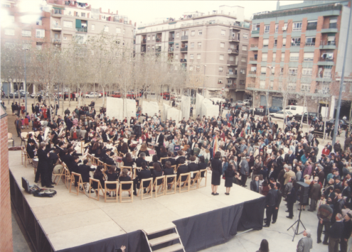 Inaugurat el febrer de 1994, es va convertir en un punt de referència per entitats i  veïnat.