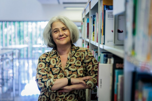 Rosa Ribas, a la biblioteca municipal Antonio Martín, al Centric Espai Cutural del Prat.