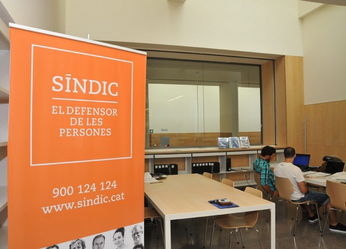 L'oficina del Síndic, en una anterior visita a la nostra ciutat.