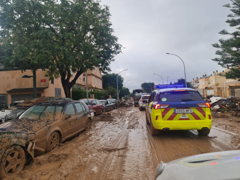 Policia local a Paiporta DANA