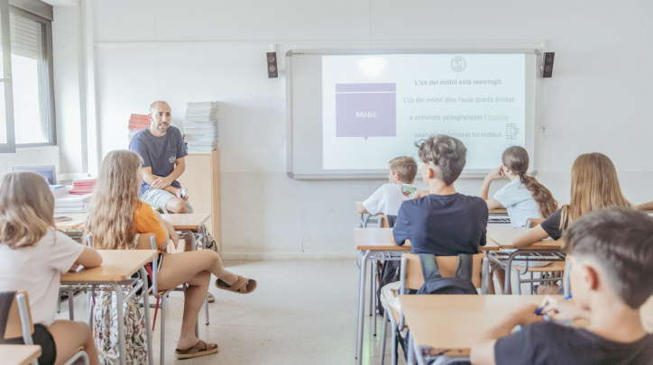 Inici del curs a l'Institut Ribera Baixa del Prat (curs 2022-23)