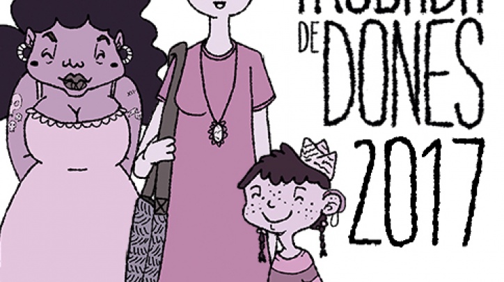 Imatge gràfica de la Trobada de Dones 2017
