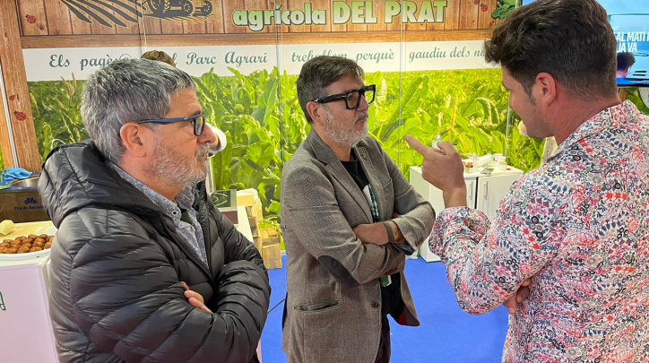 Visita institucional a l'estand de la Cooperativa Agrícola del Prat al Fòrum Gastronòmic 2022_2