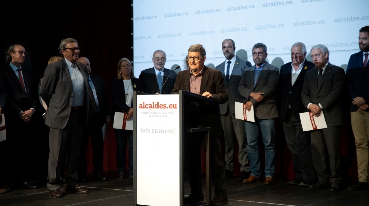 Reconeixement Lluís Tejedor acte Alcaldes.eu
