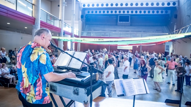 Imatge del "Ball d'estiu" de la Gent Gran, a les Jornades de la Gent Gran, 2019