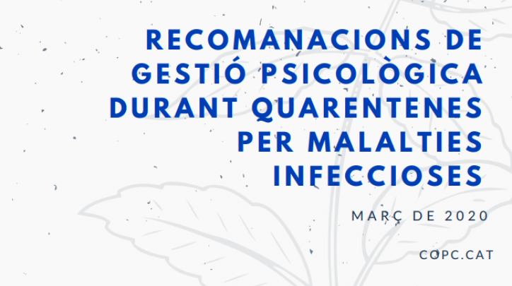 Portada de la guia del Col·legi de Psicologia