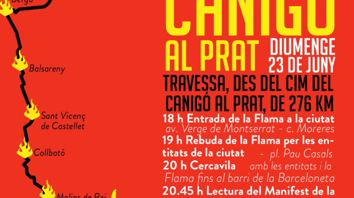 arribada flama canigó