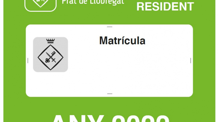 Distintiu zona verda