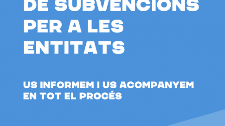 Subvencions entitats