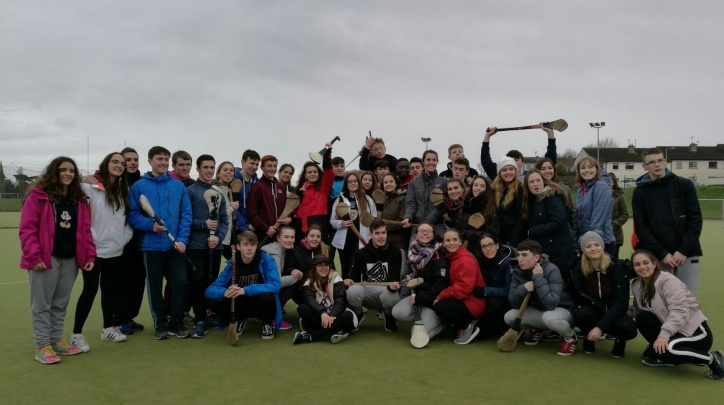 Imatge de la visita d'estudiants del Prat a Fingal. 