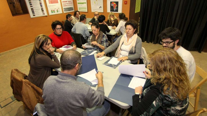 Una sessió de formació a entitats, a les Cases d'en Puig.