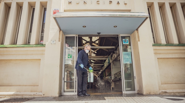 Desinfecció Mercat Municipal