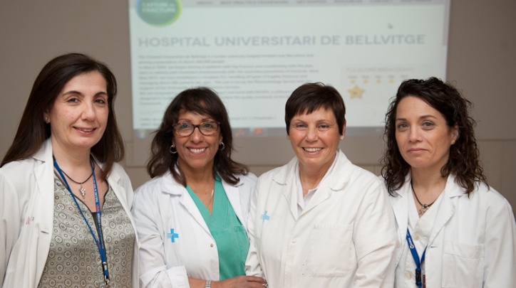 Equip de la Unitat de Fractures de l’Hospital Universitari de Bellvitge.