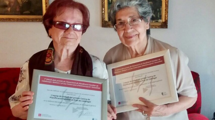 Maruja Pelegrín i Carmina Balagué. 