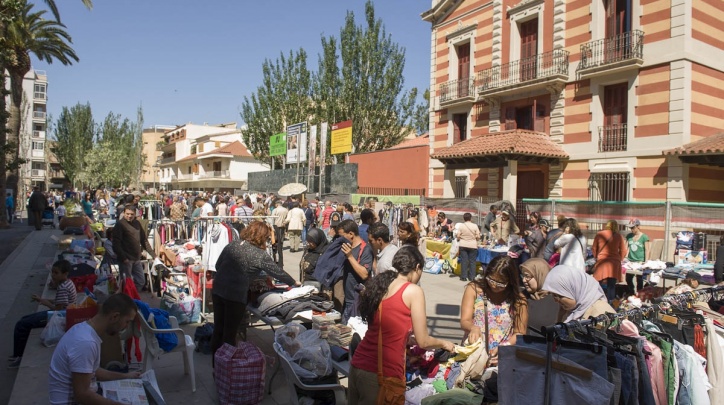 El Mercat, a la seva anterior ubicació a la pl. Pau Casals.