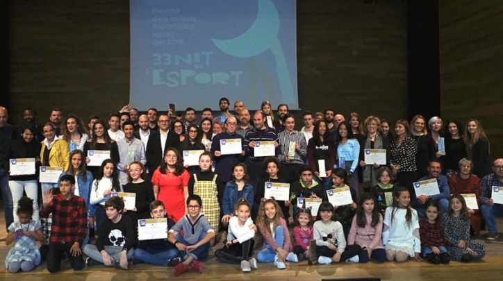 Premiats de la Nit de l'Esport 2019