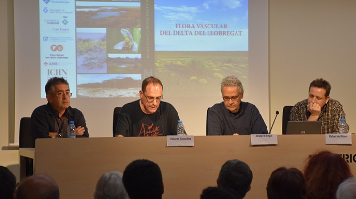 Presentació del llibre "Flora vascular del delta del Llobregat".