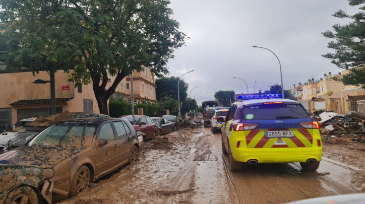 Policia local a Paiporta DANA